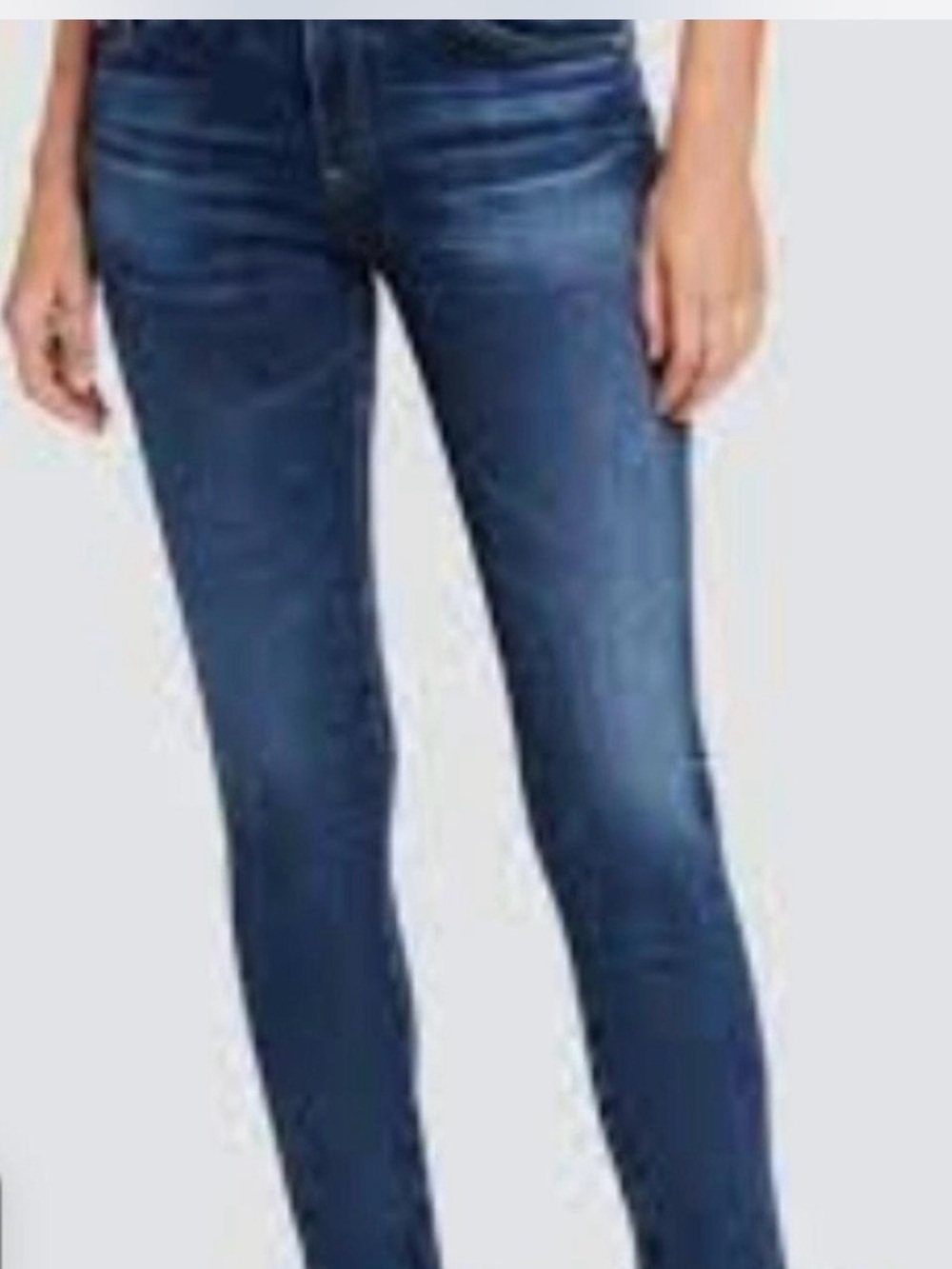 AG Adriano Goldschmied Prima Cigarette Crop Dark Blue Jeans